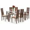 Julian Bowen Cayman Rectangular Dining Table With 6 Dining Chairs -furniture Shop 30794181