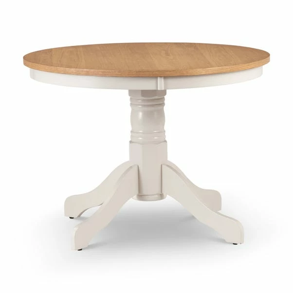 Julian Bowen Davenport Round Pedestal Dining Table With 4 Dining Chairs 4 Julian Bowen Davenport Round Pedestal Dining Table With 4 Dining Chairs - Image 2
