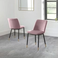 Julian Bowen Delaunay Set Of 2 Dining Chairs