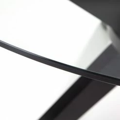 Julian Bowen Hayden Round Glass Dining Table -furniture Shop 30794260 alt02