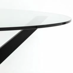 Julian Bowen Hayden Round Glass Dining Table -furniture Shop 30794260 alt04