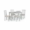 Julian Bowen Taku Rectangular Grey Dining Table With 4 Coast Grey Chairs -furniture Shop 30794378