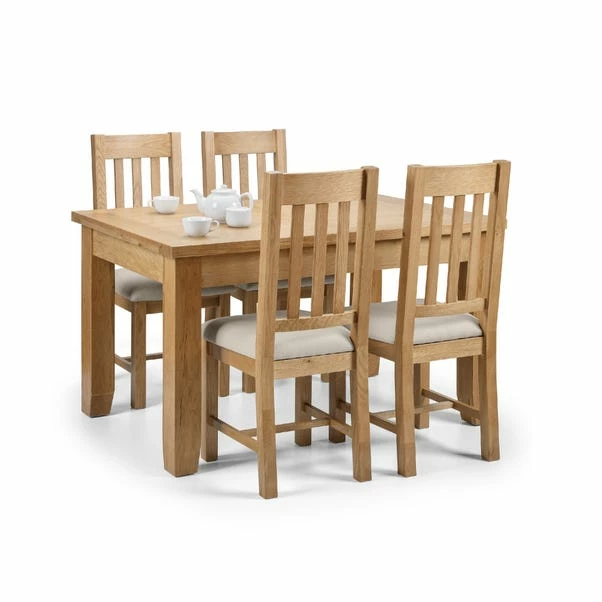 Julian Bowen Astoria Extendable Dining Table Light Oak 7 Julian Bowen Astoria Extendable Dining Table Light Oak - Image 5