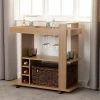 Seconique Naples Drinks Cart Oak Effect 1 Seconique Naples Drinks Cart Oak Effect -furniture Shop 30799079