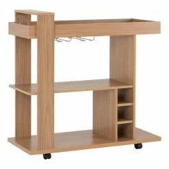 Seconique Naples Drinks Cart Oak Effect 11 Seconique Naples Drinks Cart Oak Effect -furniture Shop 30799079 alt04