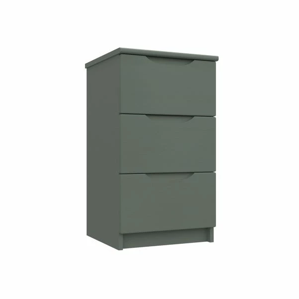 One Call Furniture Legato 3 Drawer Bedside Table 3 One Call Furniture Legato 3 Drawer Bedside Table
