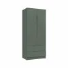 One Call Furniture Legato Double 2 Drawer Wardrobe -furniture Shop 30799341