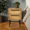 Dunelm Bryant 2 Drawer Bedside -furniture Shop 30801932