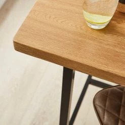 Dunelm Vixen Large Bar Table Oak Effect -furniture Shop 30802255 alt02