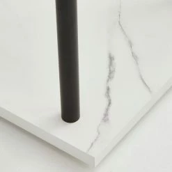 Dunelm Aiko Console Table With 2 LED Lights Black And Faux Marble -furniture Shop 30802419 alt03