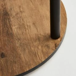 Dunelm Fulton Side Table With LED Lights Rustic Pine -furniture Shop 30802439 alt02