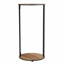 Dunelm Fulton Side Table With LED Lights Rustic Pine -furniture Shop 30802439 alt04