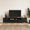 Dunelm Fulton Black Extra Wide TV Unit -furniture Shop 30803125