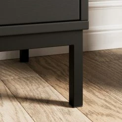 Dunelm Fulton Black Extra Wide TV Unit -furniture Shop 30803125 alt05