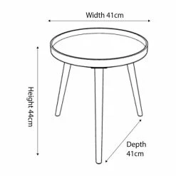 Pacific Lifestyle Pacific Halston Natural Pine Wood Large Side Table -furniture Shop 30803506 alt04