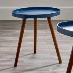 Pacific Lifestyle Pacific Halston Brown Pine Wood Side Table