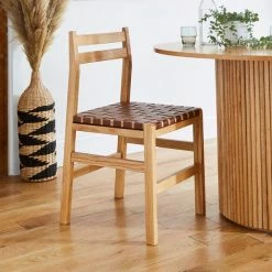 Dunelm Amari Dining Chair Natural