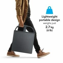 AVF Portable Laptop Side Table, Black -furniture Shop 30812388 alt04