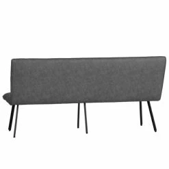 Kettle Arthur 4 Seater Modular Dining Bench Grey Faux Leather -furniture Shop 30815042 alt02