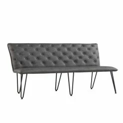 Kettle Sebastian Studded Back 140cm Bench
