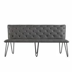 Kettle Sebastian Studded Back 140cm Bench -furniture Shop 30815342 alt03