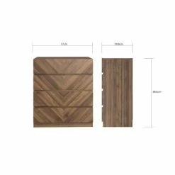 GFW Taranto 4 Drawer Chest -furniture Shop 30816970 alt05