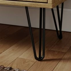 Dunelm Bella 2 Door Sideboard Oak Effect -furniture Shop 30817125 alt04